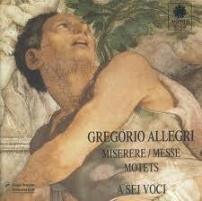 Livrenpoche : Gregorio Allegri - A Sei Voci - Miserere / Messe / Motets - Gregorio Allegri - CD