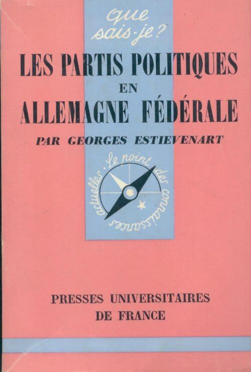 Livrenpoche : Les partis politiques en Allemagne fédérale - G. Estievenart - Livre