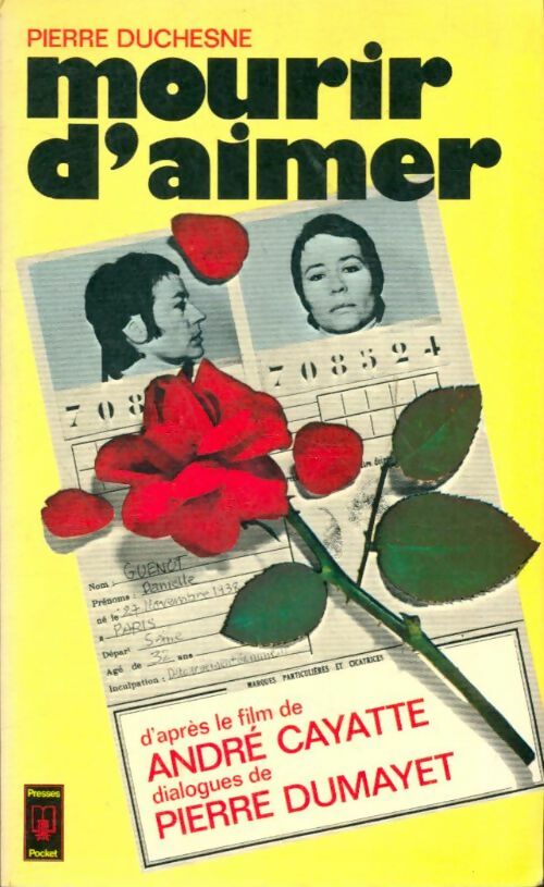 Livrenpoche : Mourir d'aimer - Pierre Duchesne - Livre