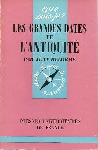 Livrenpoche : Les grandes dates de l'antiquité - Jean Delorme - Livre
