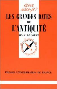 Livrenpoche : Les grandes dates de l'antiquité - Jean Delorme - Livre