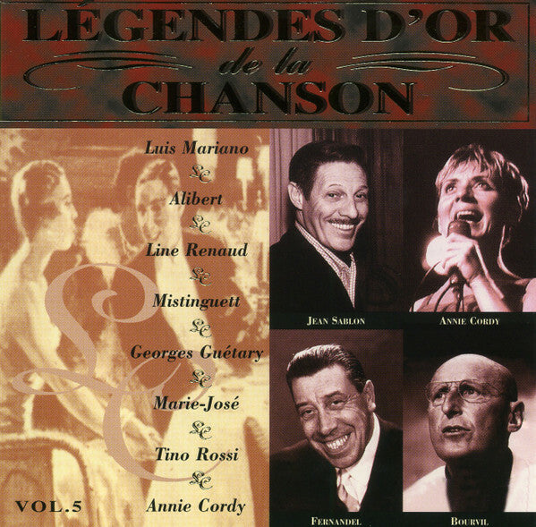 Livrenpoche : Various - Légendes D'Or De La Chanson Vol. 5 - Collectif - CD