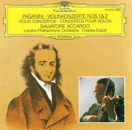 Livrenpoche : Paganini* - Salvatore Accardo, London Philharmonic Orchestra*, Charles Dutoit - Violinkonzerte Nos. 1 & 2 - Paganini - CD