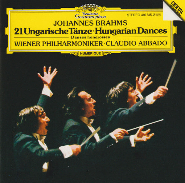 Livrenpoche : Johannes Brahms - Wiener Philharmoniker, Claudio Abbado - 21 Ungarische Tänze - Hungarian Dances - Danses Hongroises - Johannes Brahms - CD
