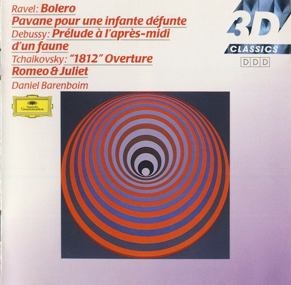 Livrenpoche : Ravel*, Debussy*, Tchaikovsky* / Daniel Barenboim - Bolero, Pavane Pour Une Infante Défunte, Prélude À L?Après-midi D?Un Faune. 1812 Overture, Romeo & Juliet - Ravel, Debussy, Tchaikovsky, Daniel Barenboim - CD