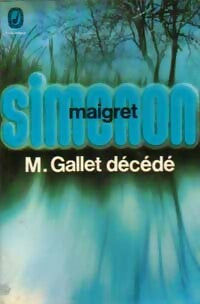 Livrenpoche : M. Gallet décédé - Georges Simenon - Livre