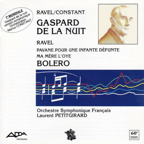 Livrenpoche : Ravel* / Constant* - Orchestre Symphonique Français, Laurent Petitgirard - Gaspard De La Nuit - Pavane Pour Une Infante Défunte - Ma Mère L'Oye - Boléro - Ravel, Constant - CD