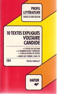 Candide - Voltaire -  Profil - Livre