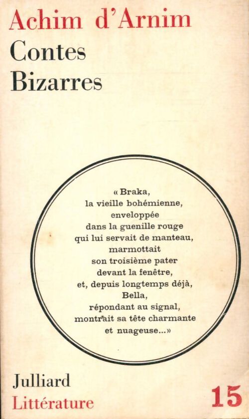 Livrenpoche : Contes bizarres - Achim D'Arnim - Livre