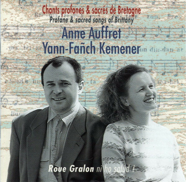 Livrenpoche : Anne Auffret, Yann-Fañch Kemener - Roue Gralon Ni Ho Salud ! - Yann-Fañch Kemener, Anne Auffret - CD