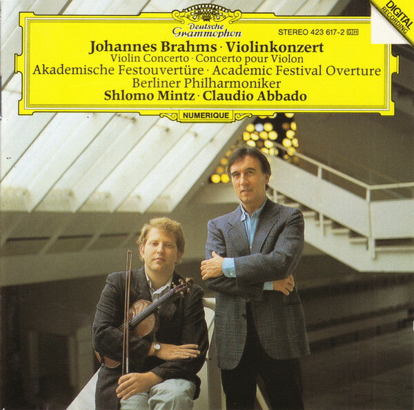 Livrenpoche : Johannes Brahms, Berliner Philharmoniker, Shlomo Mintz ? Claudio Abbado - Violinkonzert = Violin Concerto = Concerto Pour Violon ? Akademische Festouvertüre = Academic Festival Overture - Johannes Brahms, Berliner Philharmoniker, Shlomo Mintz ? Claudio Abbado - CD