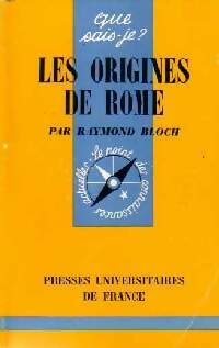 Livrenpoche : Les origines de Rome - Raymond Bloch - Livre