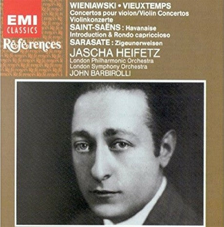 Livrenpoche : Wieniawski* · Vieuxtemps* · Saint-Saëns* · Sarasate*, Jascha Heifetz, London Philharmonic Orchestra*, London Symphony Orchestra*, John Barbirolli* - Concertos Pour Violon/ Violin Concertos/ Violinkonz - London Symphony Orchestra, London Philharmonic Orchestra, Wieniawski · Vieuxtemps · Saint-Saëns · Sarasate, Jascha Heifetz, John Barbirolli - CD