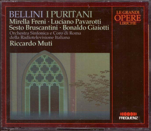 Livrenpoche : Bellini* : Mirella Freni, Pavarotti*, Bruscantini*, Giaiotti*, Orchestra Sinfonica E Coro Di Roma Della RAI*, Riccardo Muti - I Puritani - Riccardo Muti, Pavarotti, Bellini : Mirella Freni, Bruscantini, Giaiotti, Orchestra Sinfonica E Coro Di Roma Della RAI - CD