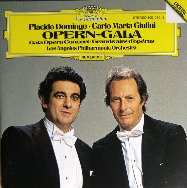 Livrenpoche : Placido Domingo, Carlo Maria Giulini, Los Angeles Philharmonic* - Opern-Gala - Los Angeles Philharmonic, Placido Domingo, Carlo Maria Giulini - CD
