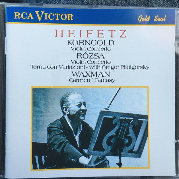 Livrenpoche : Korngold* ? Rózsa* ? Waxman* ? Heifetz* - Violin Concerto / Violin Concerto / Tema Con Variazioni / Carmen Fantasy - Korngold ? Rózsa ? Waxman ? Heifetz - CD