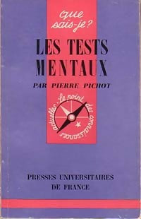 Livrenpoche : Les tests mentaux - Pierre Pichot - Livre