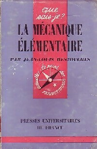 Livrenpoche : La mécanique élémentaire - Jean-Louis Destouches - Livre