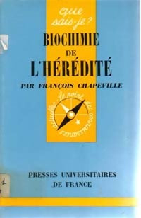 Livrenpoche : Biochimie de l'hérédité - François Chapeville - Livre