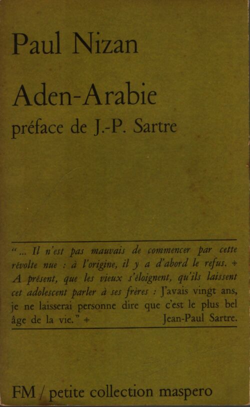 Aden Arabie - Paul Nizan - Livre
