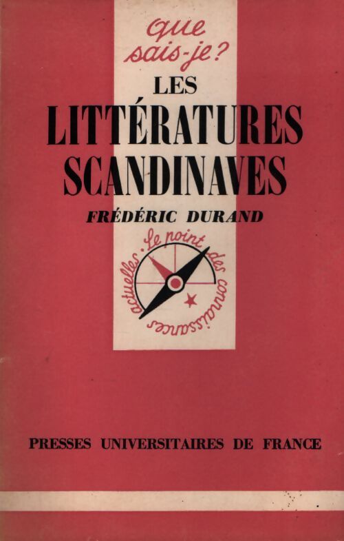 Les littératures scandinaves - Frédéric Durand - Livre