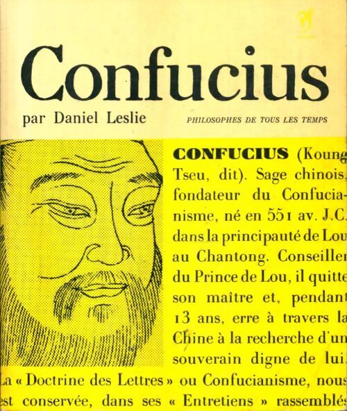 Confucius - Daniel Leslie - Livre