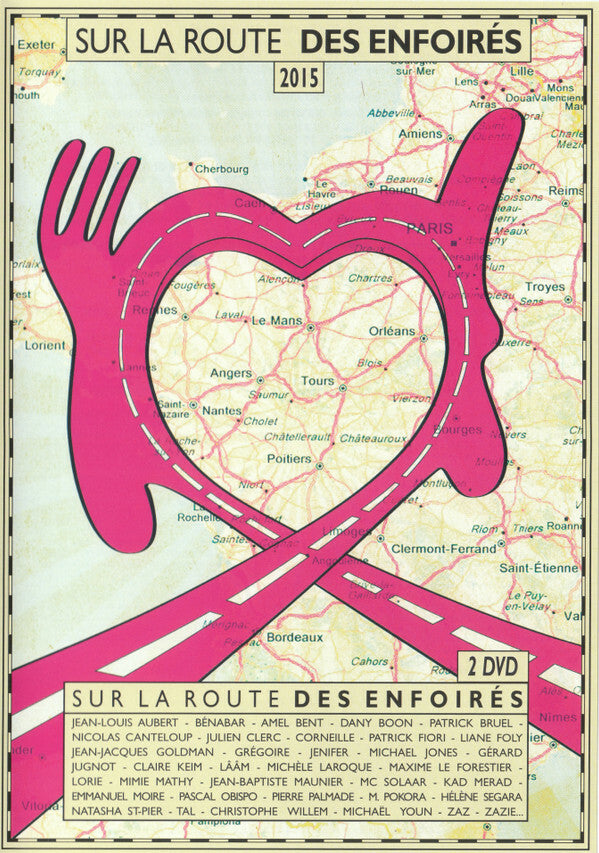 Livrenpoche : Les Enfoirés - Sur La Route Des Enfoirés 2015 - Les Enfoirés - DVD