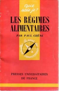 Les régimes alimentaires - Paul Chêne - Livre