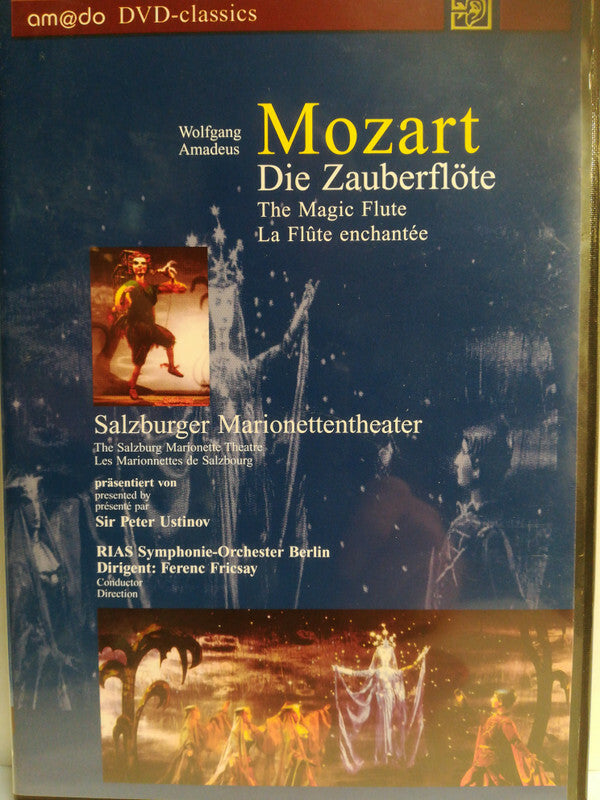 Livrenpoche : Wolfgang Amadeus Mozart, Ferenc Fricsay, Josef Greindl, Rita Streich, Maria Stader, Ernst Haefliger, Dietrich Fischer-Dieskau, Lisa Otto, Martin Vantin, Rias symphonie-orchester berlin, peter ustinov, - Wolfgang Amadeus Mozart, Ferenc Fricsay, Josef Greindl, Rita Streich, Maria Stader, Ernst Haefliger, Dietrich Fischer-Dieskau, Lisa Otto, Martin Vantin, RIAS Symphonie-Orchester Berlin, Peter Ustinov, Salzburger Marionettentheater, Salzburg Marionette Theatre - DVD