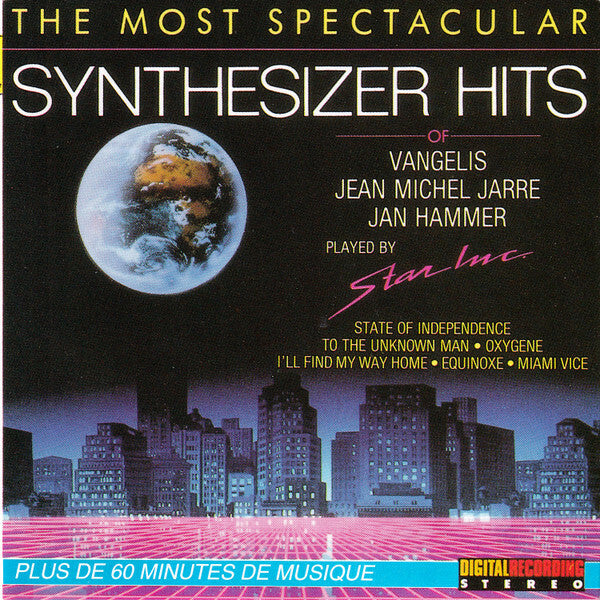 Livrenpoche : Star Inc. - The Most Spectacular Synthesizer Hits Of Vangelis, Jean Michel Jarre & Jan Hammer - Vangelis, Jean Michel Jarre, Jan Hammer - CD