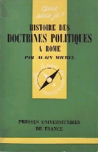 Livrenpoche : Histoire des doctrines politiques à Rome - Alain Michel - Livre