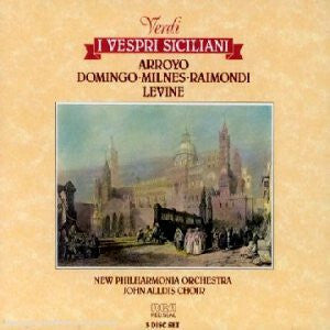 Livrenpoche : Verdi, Arroyo, domingo, milnes, raimondi, levine, new philharmonia orchestra, john alldis choir - i vespri siciliani - Verdi - CD