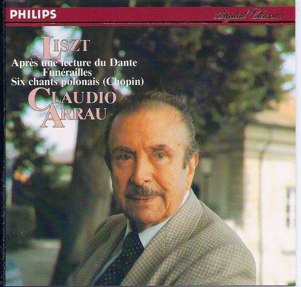 Livrenpoche : Liszt - Claudio Arrau - Après Une Lecture Du Dante / 6 Chants Polonais De Frédéric Chopin / Funérailles - liszt - CD