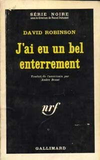 Livrenpoche : J'ai eu un bel enterrement - David Robinson - Livre