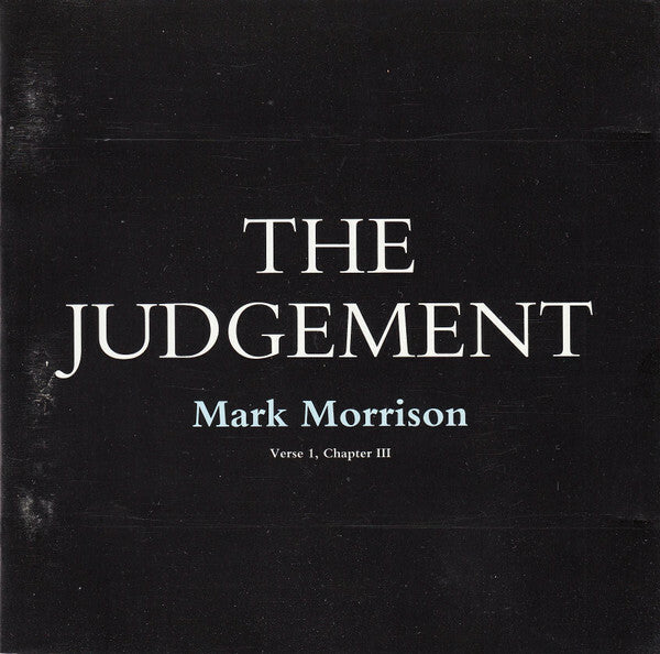 Livrenpoche : Mark Morrison - The Judgement (Verse 1, Chapter Iii) - Mark Morrison - CD