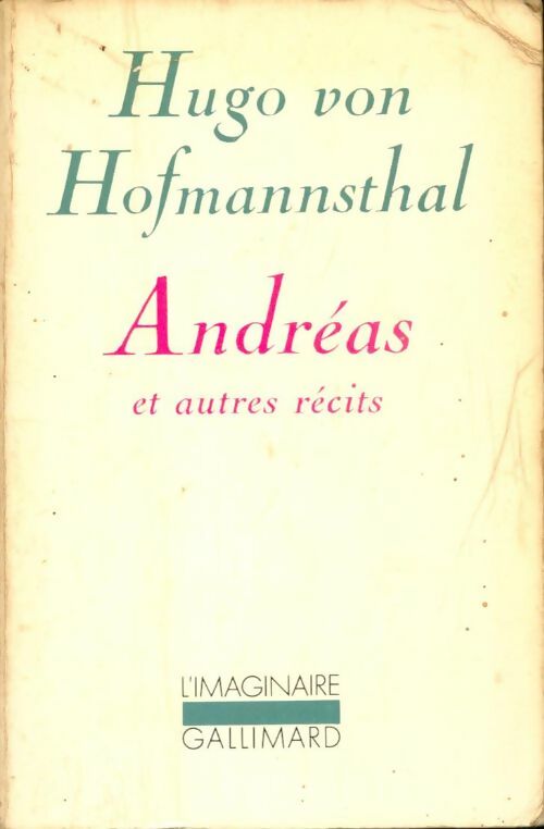 Livrenpoche : Andrés et autres récits - Hugo Von Hofmannsthal - Livre