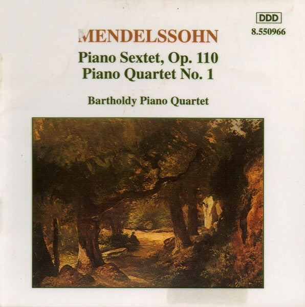 Livrenpoche : Mendelssohn - Bartholdy Piano Quartet - Piano Sextet, Op. 110 / Piano Quartet No. 1 - Mendelssohn - CD