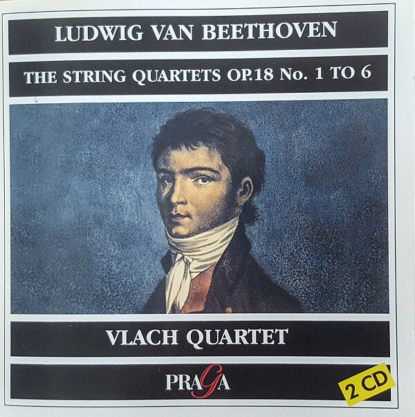 Livrenpoche : Ludwig van Beethoven, Vlach Quartet - The String Quartets Op.18 No. 1 To 6 - Ludwig van Beethoven, Vlach Quartet - CD
