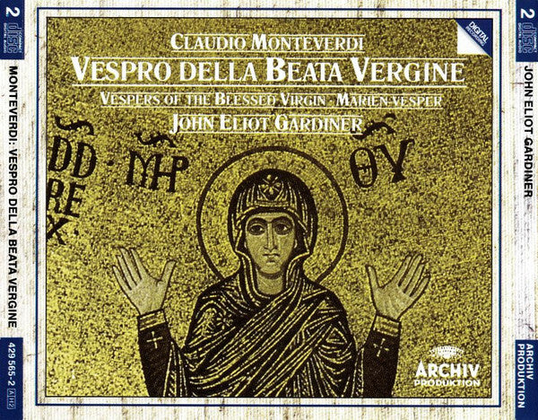 Livrenpoche : Claudio Monteverdi, john eliot gardiner - Vespro della beata vergine - Claudio Monteverdi, John Eliot Gardiner - CD