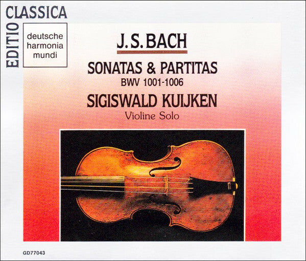 Livrenpoche : J.S. Bach - Sigiswald Kuijken - Sonatas & Partitas Bwv 1001-1006 - J.S. Bach - CD