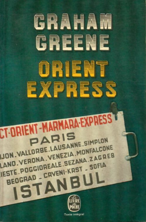Livrenpoche : Orient-express - Graham Greene - Livre