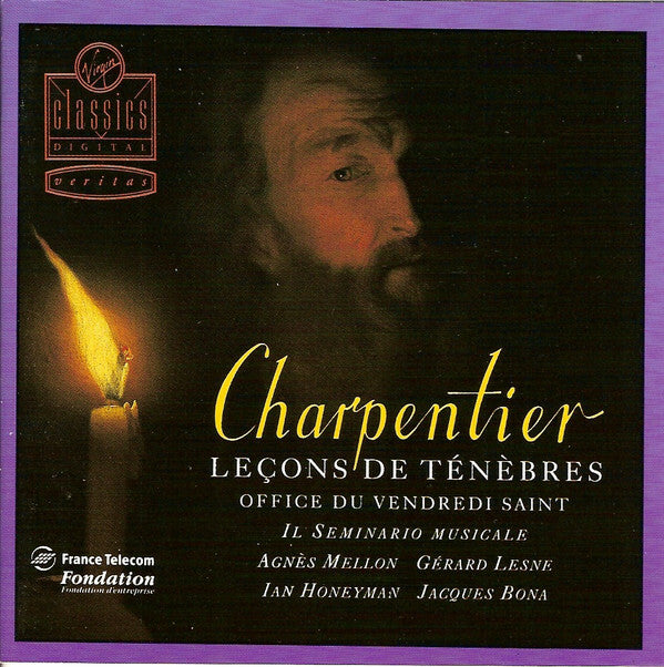 Livrenpoche : Charpentier - Il Seminario Musicale, Agnès Mellon, Gérard Lesne, Ian Honeyman, Jacques Bona - Leçons De Ténèbres . Office Du Vendredi Saint - Charpentier - CD