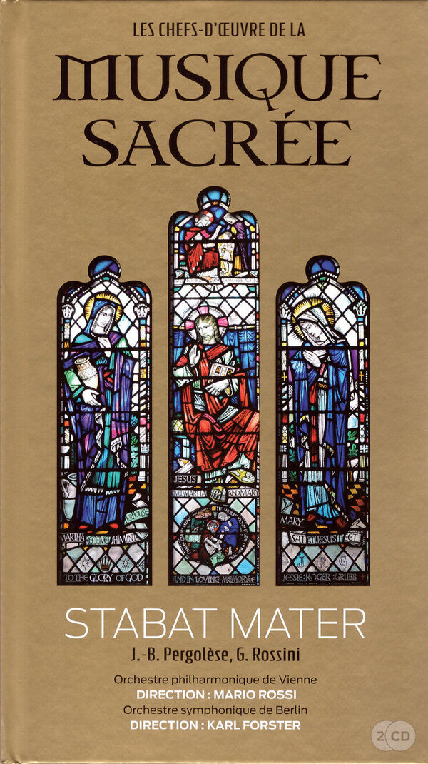 Livrenpoche : J.-B. Pergolèse, G. Rossini - Karl Foster, Mario Rossi (2) - Stabat Mater - J.-B. Pergolèse, G. Rossini - CD