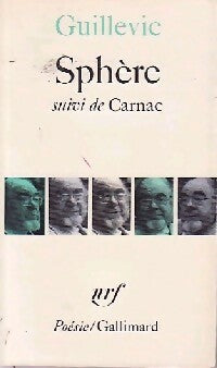 Livrenpoche : Sphère / Carnac - Guillevic - Livre