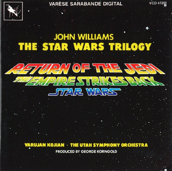 Livrenpoche : John Williams, Varujan Kojian, The Utah Symphony Orchestra* - The Star Wars Trilogy - John Williams, Varujan Kojian, The Utah Symphony Orchestra - CD