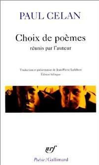 Livrenpoche : Choix de poèmes - Paul Celan - Livre