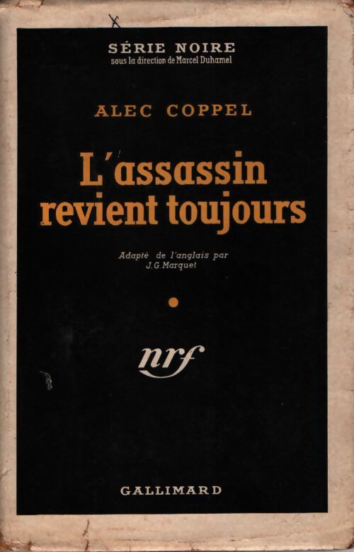 L'assassin revient toujours - Alec Coppel - Livre