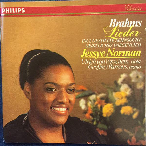 Livrenpoche : Brahms - Jessye Norman, Geoffrey Parsons, Ulrich von wrochem - lieder - Brahms - CD