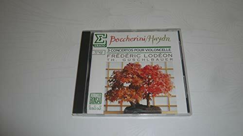 Livrenpoche : Boccherini, Haydn - Lodeon, guschlbauer - 3 Concertos pour violoncelle - haydn, Boccherini, Lodeon, guschlbauer - CD