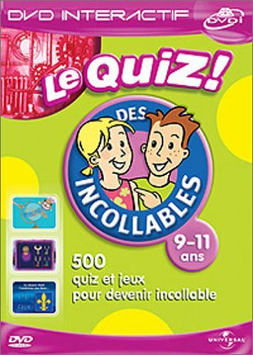 Livrenpoche : Le Quiz des Incollables 9/11 Ans (Dvd interactif) - XXX - DVD